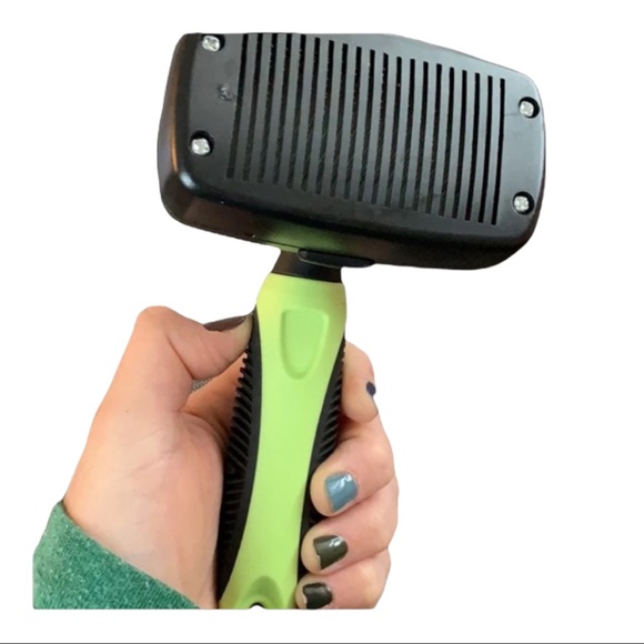 💕HP💕Purple dog collar and green dog brush bundle - Picture 2 of 8